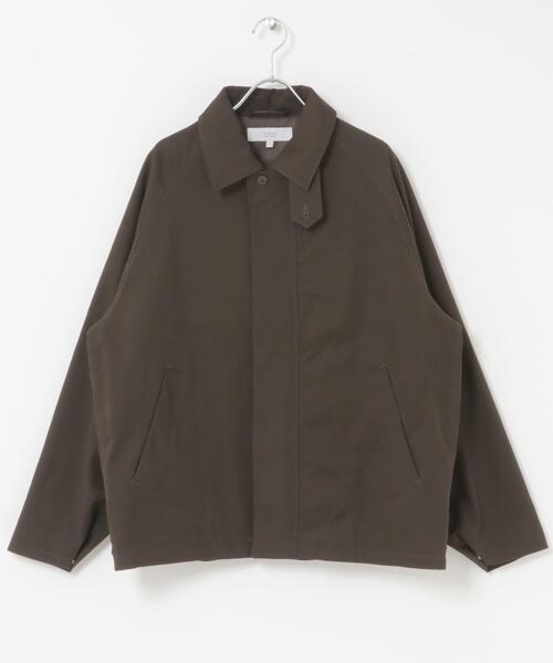 URBAN RESEARCH ROSSO MEN（アーバンリサーチロッソメン）の「『XLサイズあり』ピーチツイルショートブルゾン（ブルゾン・メンズ・ダークブラウン/ブラック/チャコールグレー・MEDIUM/X-LARGE/LARGE）」の7枚目の写真