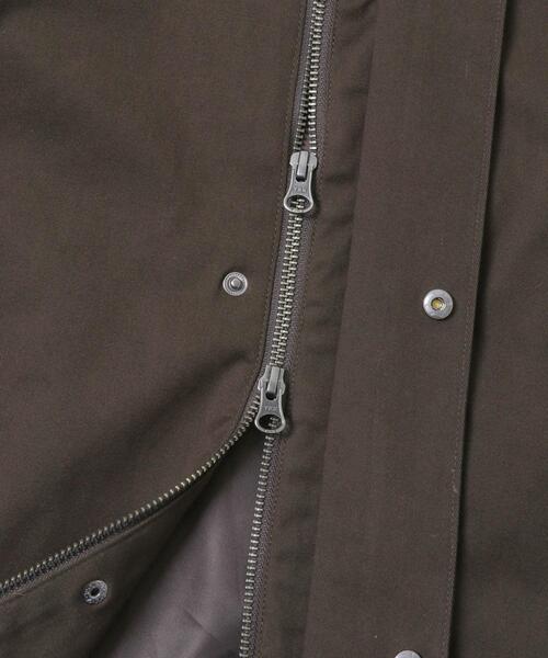 URBAN RESEARCH ROSSO MEN（アーバンリサーチロッソメン）の「『XLサイズあり』ピーチツイルショートブルゾン（ブルゾン・メンズ・ダークブラウン/ブラック/チャコールグレー・MEDIUM/X-LARGE/LARGE）」の9枚目の写真