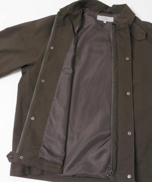 URBAN RESEARCH ROSSO MEN（アーバンリサーチロッソメン）の「『XLサイズあり』ピーチツイルショートブルゾン（ブルゾン・メンズ・ダークブラウン/ブラック/チャコールグレー・MEDIUM/X-LARGE/LARGE）」の10枚目の写真