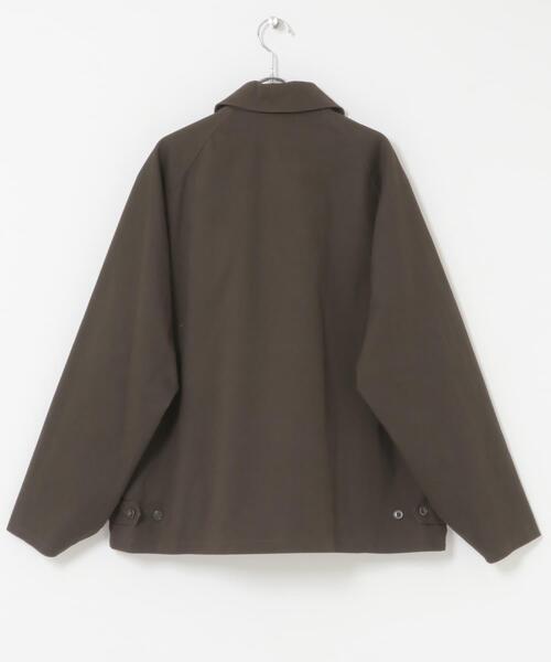 URBAN RESEARCH ROSSO MEN（アーバンリサーチロッソメン）の「『XLサイズあり』ピーチツイルショートブルゾン（ブルゾン・メンズ・ダークブラウン/ブラック/チャコールグレー・MEDIUM/X-LARGE/LARGE）」の11枚目の写真