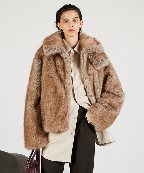 2025Winter Pre-Order】フェイクファーショートコート / Faux