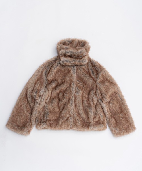 Pre-Order】フェイクファーショートコート / Faux Fur Short Coat