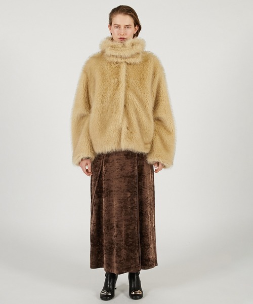 フェイクファーショートコート / Faux Fur Short Coat（その他アウター