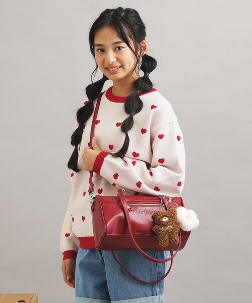 Pink rate様 ピンク ラテ PINK-latte 【2WAY】ドロストショルダーバッグ （シルバー