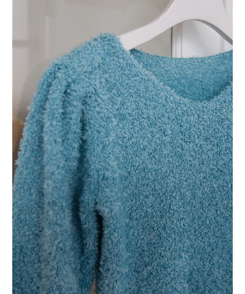 Katrin TOKYO（カトリーントーキョー）の「ribbon yarn knit（ニット/セーター・レディース・ブルー/ブラック/レッド・FREE/XS）」の8枚目の写真