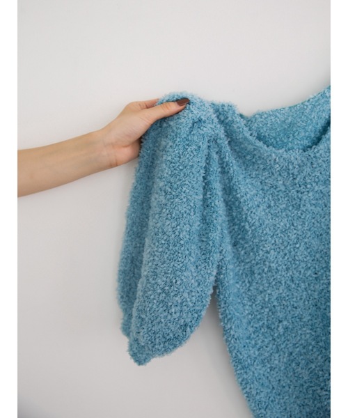 Katrin TOKYO（カトリーントーキョー）の「ribbon yarn knit（ニット/セーター・レディース・ブルー/ブラック/レッド・FREE/XS）」の9枚目の写真