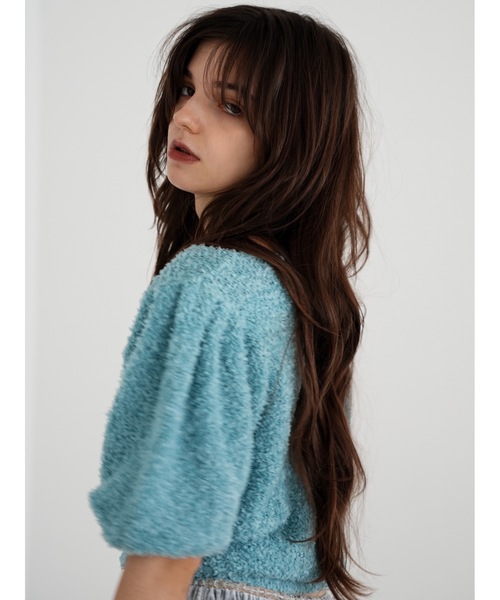 Katrin TOKYO（カトリーントーキョー）の「ribbon yarn knit（ニット/セーター・レディース・ブルー/ブラック/レッド・FREE/XS）」の19枚目の写真