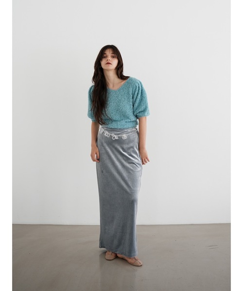 Katrin TOKYO（カトリーントーキョー）の「ribbon yarn knit（ニット/セーター・レディース・ブルー/ブラック/レッド・FREE/XS）」の22枚目の写真