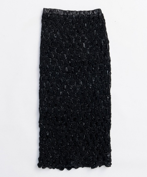 MAISON SPECIAL メタリックシャーリングスカート Metallic Shirring Skirt / メタリックシャーリングスカート（スカート