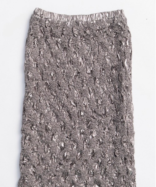 Metallic Shirring Skirt / メタリックシャーリングスカート（スカート