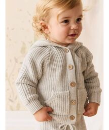 JAMIE KAY（ジェイミーケイ）の「くま耳ニットカーディガンLight Grey Marle（カーディガン/ボレロ）」