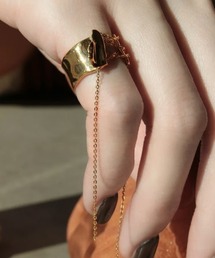 【SILVER925】ノーム プレイング チェーン ピンキー リング / norme playing chain pinky ring