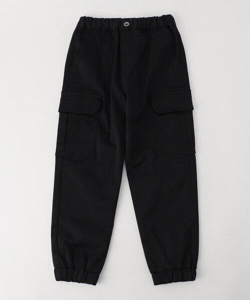 COMME CA ISM(コムサイズム)の「ジョガーカーゴパンツ(カーゴパンツ・キッズ・ブラック/ベージュ・140cm/130cm/120cm/110cm/100cm/150cm)」の1枚目の写真