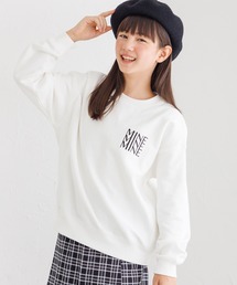 coca（coca）（コカ）の「キッズ 親子お揃いロゴ裏毛スウェット（スウェット・キッズ）」