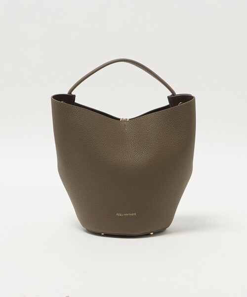 FEEL AND TASTE（フィールアンドテイスト）の「＜FEEL AND TASTE＞ Lily（ショルダーバッグ・レディース・グレー系/ダークブラウン・FREE）」の2枚目の写真