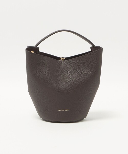 FEEL AND TASTE（フィールアンドテイスト）の「＜FEEL AND TASTE＞ Lily（ショルダーバッグ・レディース・グレー系/ダークブラウン・FREE）」の5枚目の写真