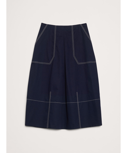 Banana Republic（バナナリパブリック）の「バレル ミディスカート（スカート・レディース・ネイビー・0/2/4/6/8）」の5枚目の写真