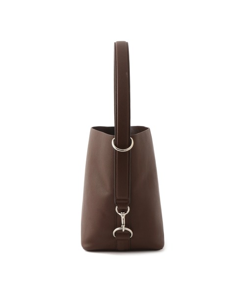 ADAM ET ROPE'（アダムエロペ）の「【&MyuQ（アンドミューク）】ERIO（ハンドバッグ・レディース・ダークブラウン/ブラック・FREE）」の3枚目の写真