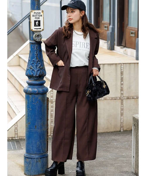 シングルテーラージャケットセットアップ（つなぎ/オールインワン