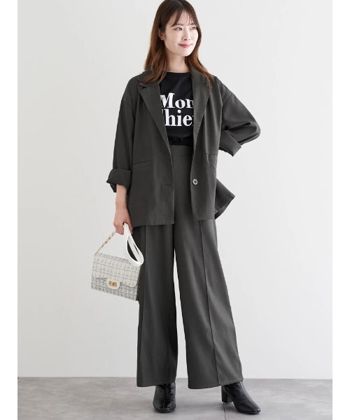 ジャケット・アウター SUAVELE LUXURYDAILYNOCOLLARJACKET SET-UP DRAPE SERIES | SUAVELE