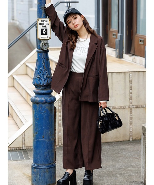 シングルテーラージャケットセットアップ（つなぎ/オールインワン