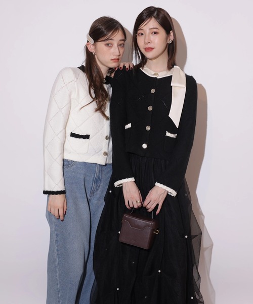 パールタッキングチュールスカート（スカート）｜Rirandture（リランド