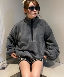 RAY CASSIN | ハーフジップ胸刺繍フリース(スウェット)