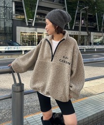 RAY CASSIN | ハーフジップ胸刺繍フリース(スウェット)