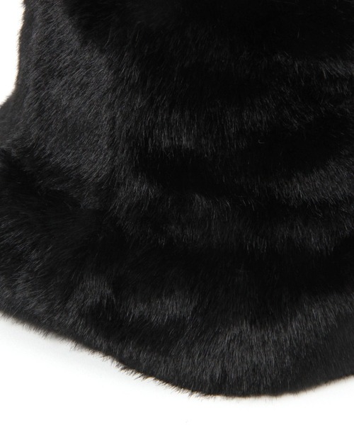 LAKOLE(ラコレ)の「もこもこファーハット / 583678(ハット・レディース・ブラウン/オフホワイト/ブラック・FREE)」の8枚目の写真