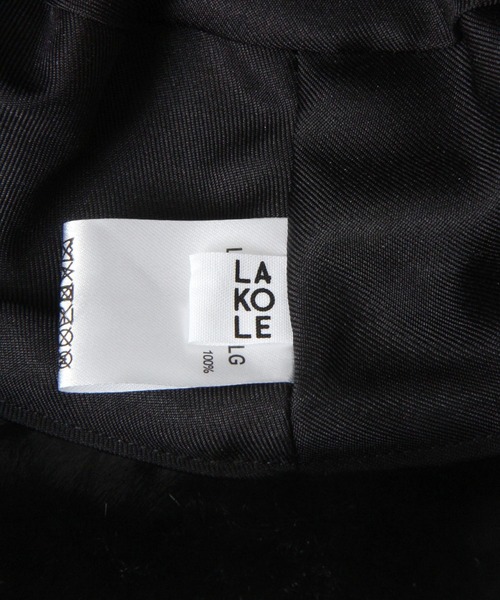 LAKOLE(ラコレ)の「もこもこファーハット / 583678(ハット・レディース・ブラウン/オフホワイト/ブラック・FREE)」の10枚目の写真