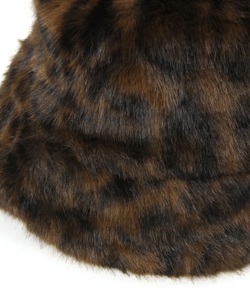 LAKOLE(ラコレ)の「もこもこファーハット / 583678(ハット・レディース・ブラウン/オフホワイト/ブラック・FREE)」の12枚目の写真