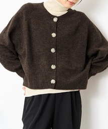 Mac-House | Idnes ヤクライククルーカーディガン(カーディガン/ボレロ)