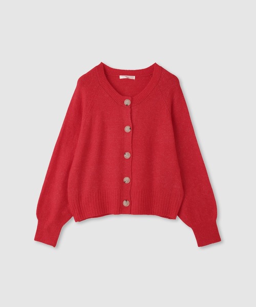 Mac-House（マックハウス）の「Idnes ヤクライククルーカーディガン（カーディガン/ボレロ・レディース・ブラウン/レッド/ライトグレー/アイボリー・M）」の14枚目の写真