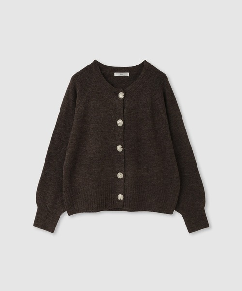 Mac-House（マックハウス）の「Idnes ヤクライククルーカーディガン（カーディガン/ボレロ・レディース・ブラウン/レッド/ライトグレー/アイボリー・M）」の17枚目の写真