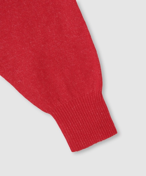 Mac-House（マックハウス）の「Idnes ヤクライククルーカーディガン（カーディガン/ボレロ・レディース・ブラウン/レッド/ライトグレー/アイボリー・M）」の19枚目の写真