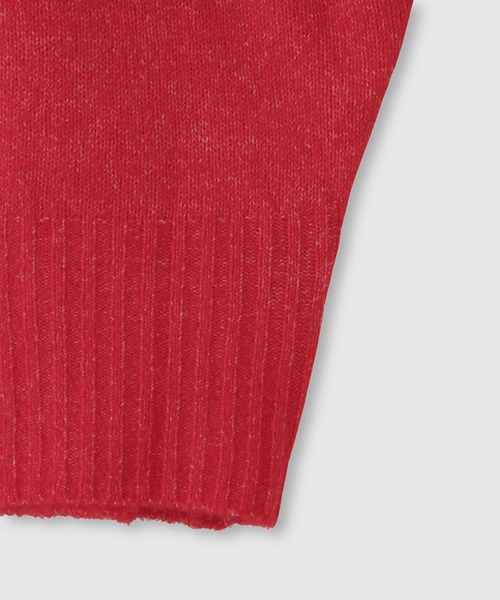 Mac-House（マックハウス）の「Idnes ヤクライククルーカーディガン（カーディガン/ボレロ・レディース・ブラウン/レッド/ライトグレー/アイボリー・M）」の20枚目の写真