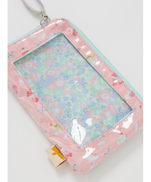 fafa(フェフェ)の「MAELLE | モバイルポシェット(ショルダーバッグ・キッズ・サーモンピンク・FREE)」の2枚目の写真