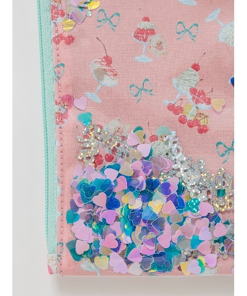 fafa(フェフェ)の「MAELLE | モバイルポシェット(ショルダーバッグ・キッズ・サーモンピンク・FREE)」の4枚目の写真