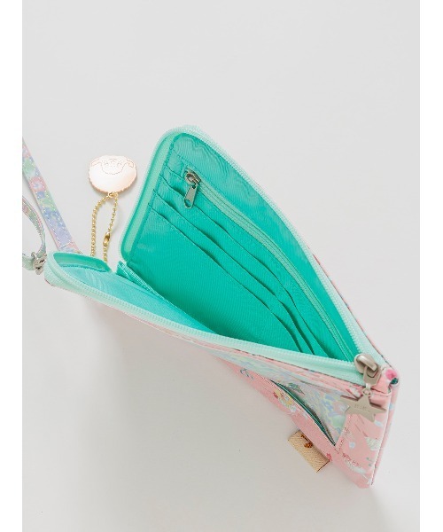 fafa(フェフェ)の「MAELLE | モバイルポシェット(ショルダーバッグ・キッズ・サーモンピンク・FREE)」の6枚目の写真