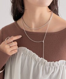 mystic | スネイクチェーンネックレス(リング)