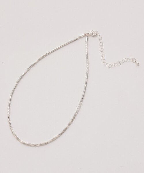 mystic（ミスティック）の「スネイクチェーンネックレス（リング・レディース・シルバー・ONE SIZE）」の5枚目の写真