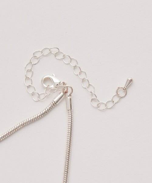 mystic（ミスティック）の「スネイクチェーンネックレス（リング・レディース・シルバー・ONE SIZE）」の6枚目の写真