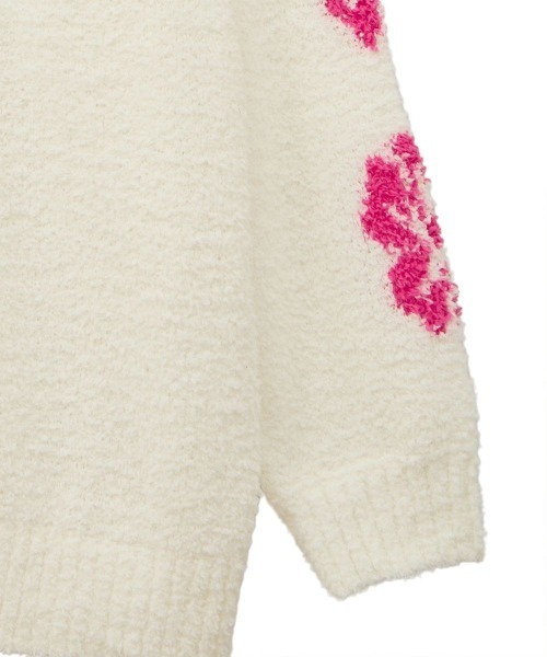 Candy Stripper(キャンディストリッパー)の「【HELLO KITTY】HIBISCUS KNIT カーディガン(カーディガン/ボレロ・レディース・アイボリー/ピンク/ブラック/レッド・FREE)」の11枚目の写真