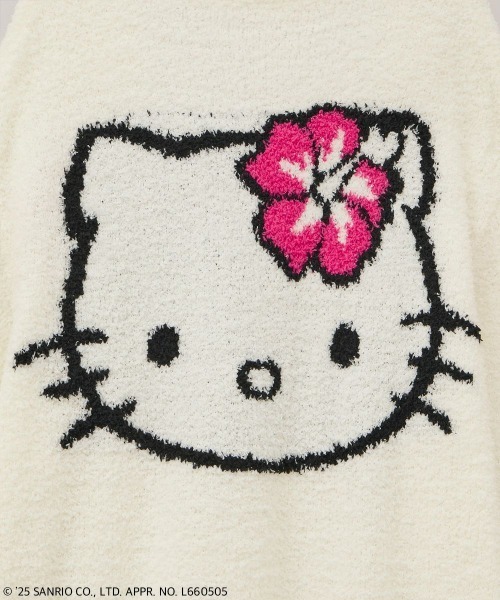 Candy Stripper(キャンディストリッパー)の「【HELLO KITTY】HIBISCUS KNIT カーディガン(カーディガン/ボレロ・レディース・アイボリー/ピンク/ブラック/レッド・FREE)」の15枚目の写真