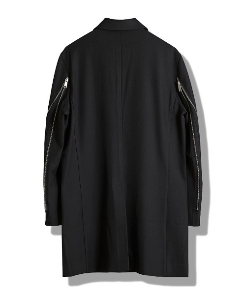NO ID.（ノーアイディ）の「mj11241-ﾁｪﾝｼﾞﾝｸﾞZIP-2BﾁｪｽﾀｰJKT ジャケット(457006-353J)（その他アウター・メンズ・ブラックミックス/ブラック・1/2）」の7枚目の写真