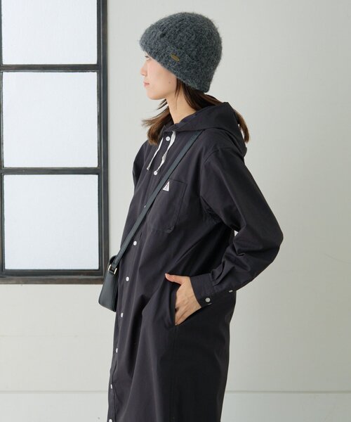 GEVACO（ゲバコ）の「【GEVACO】フーディーシャツワンピース（ワンピース・レディース・モカ/レッド/ブラック・ONE SIZE）」の12枚目の写真