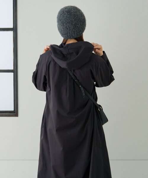 GEVACO（ゲバコ）の「【GEVACO】フーディーシャツワンピース（ワンピース・レディース・モカ/レッド/ブラック・ONE SIZE）」の13枚目の写真