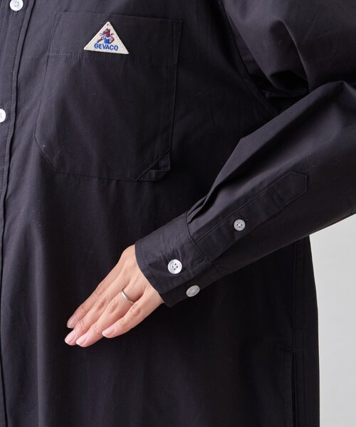 GEVACO（ゲバコ）の「【GEVACO】フーディーシャツワンピース（ワンピース・レディース・モカ/レッド/ブラック・ONE SIZE）」の18枚目の写真