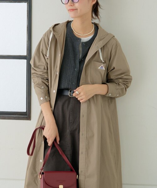 GEVACO（ゲバコ）の「【GEVACO】フーディーシャツワンピース（ワンピース・レディース・モカ/レッド/ブラック・ONE SIZE）」の21枚目の写真