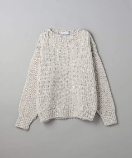 TRICOTS JEAN MARC（トリコットジーンマルク）の「Tricots Jean Marc（トリコットジーンマルク）ニットプルオーバー（ニット/セーター・レディース・ライトピンク/ダークグレー/ライトブルー/ホワイト・FREE）」の2枚目の写真